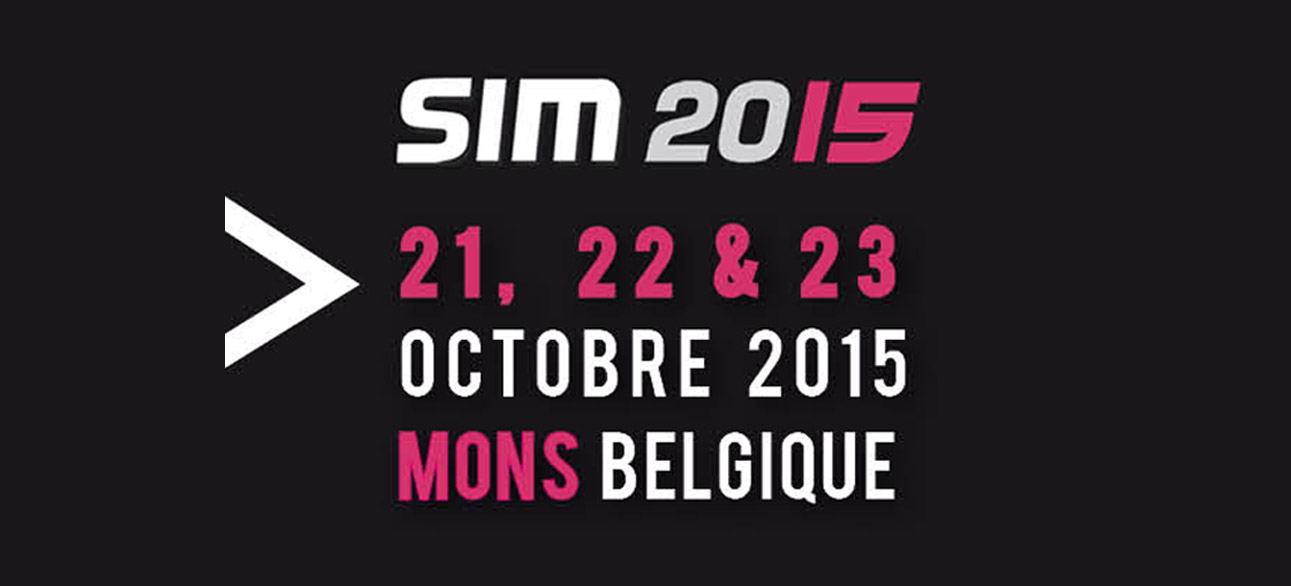 SIM 2015 //  21- 23 october 2015  // BELGIUM