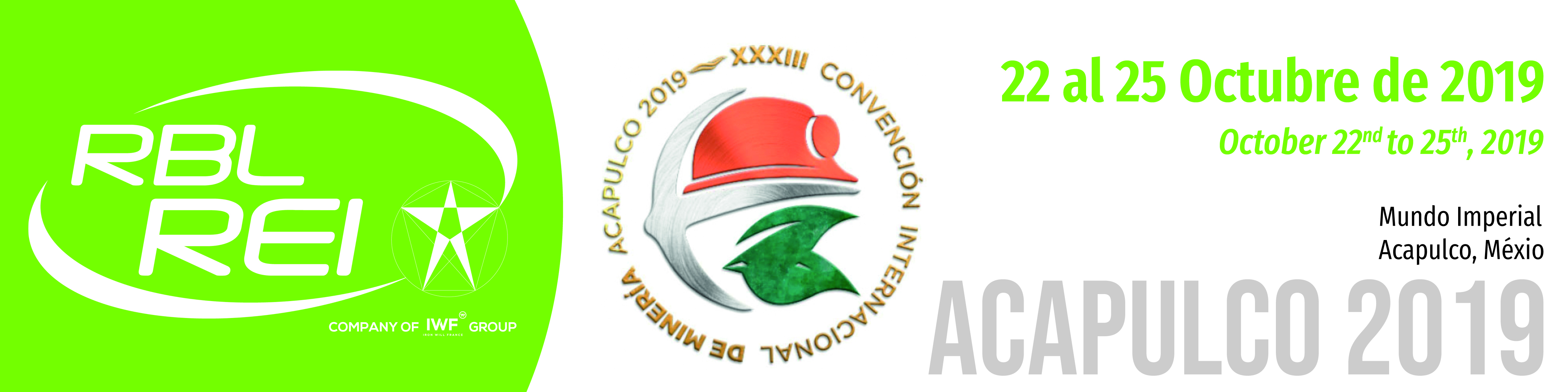 Mining Convention 2019 // 22 - 25 October 2019 // Acapulco - Mexico